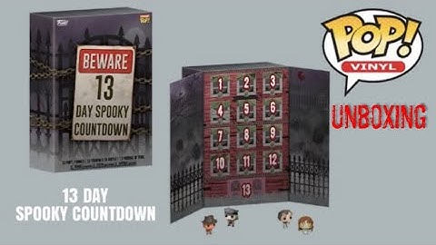 13 Day Spooky Countdown Funko POP Vinyl Halloween Calendar
