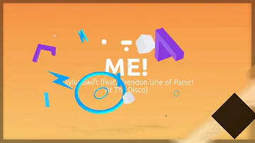 Taylor Swift - ME! (feat. Brendon Urie of Panic! At The Disco) -  MUSIC VISUALIZER