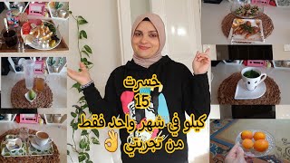 روتيني بالاكل ? شو بآكل بيومي لاخسر وزن بشكل صحي وبدون حرمان ??? نظام غذائي لانقاص الوزن?