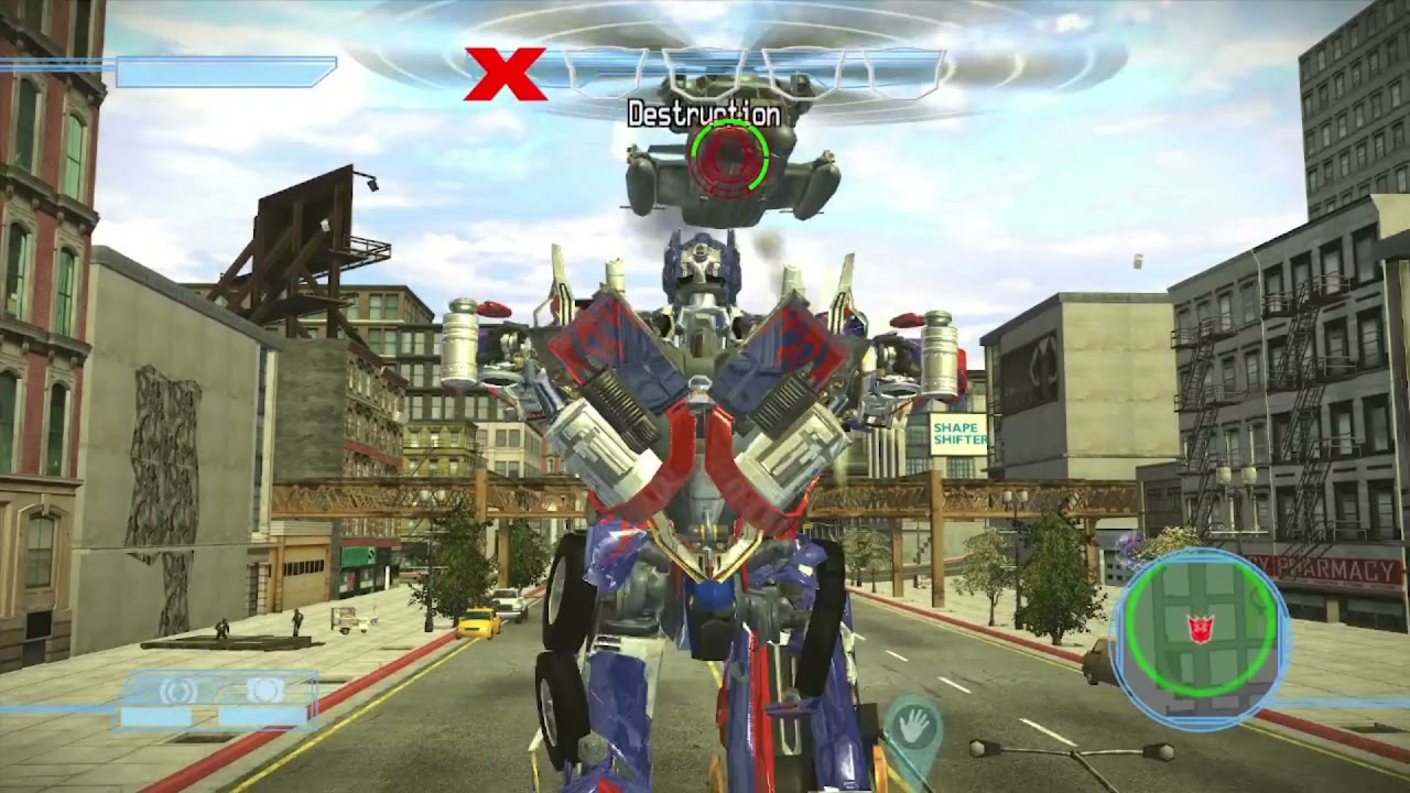 Transformers the game Optimus vs Blackout and Starscream YouTube