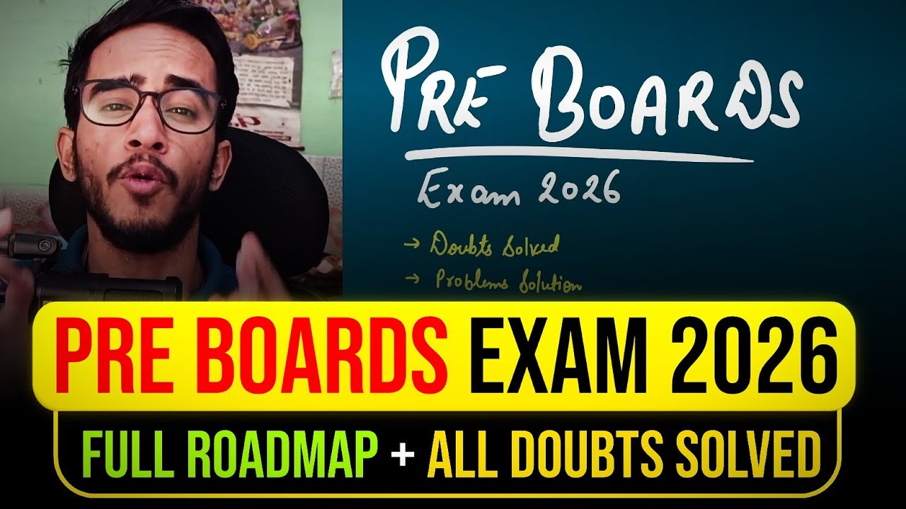 How To Prepare Pre Board Exam Class 10th & 12th 2026 || Pre Boards ...
