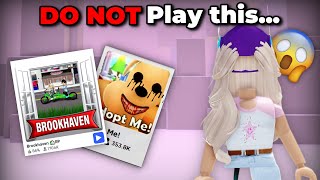 Famous Cursed Roblox Games you should NEVER Play Profile