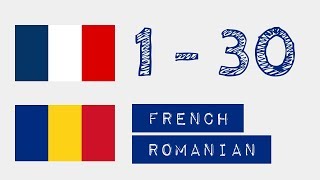 Numere de la 1 la 30 - limba franceza - Română