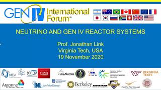 Webinar 47: Neutrino and Gen IV Reactor Systems