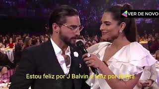 Maluma é obrigado a elogiar Anitta e J Balvin | LEGENDADO