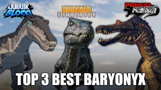 Roblox New TOP 3 Baryonyx Models !
