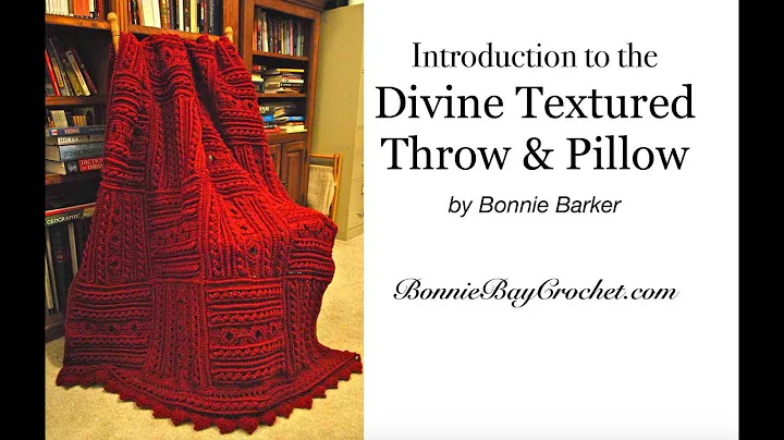 Introduction to the Divine Textured Throw & Pillow...