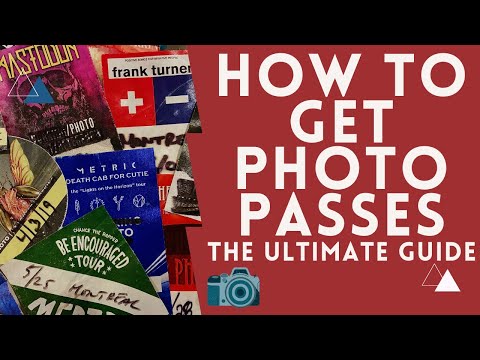 How to get a PHOTO PASS for CONCERTS & photograph your favourite bands