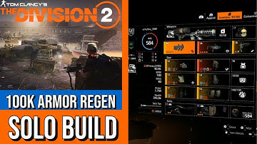 Tom Clancy The Division 2-SOLO PVE BUILD-CRAZY ARMOR REGEN