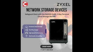 👻 Safeguard them with the NAS326 ZyXEL 2-Bay Personal Cloud Storage Marvell. 🎃💽 #networkaccessories