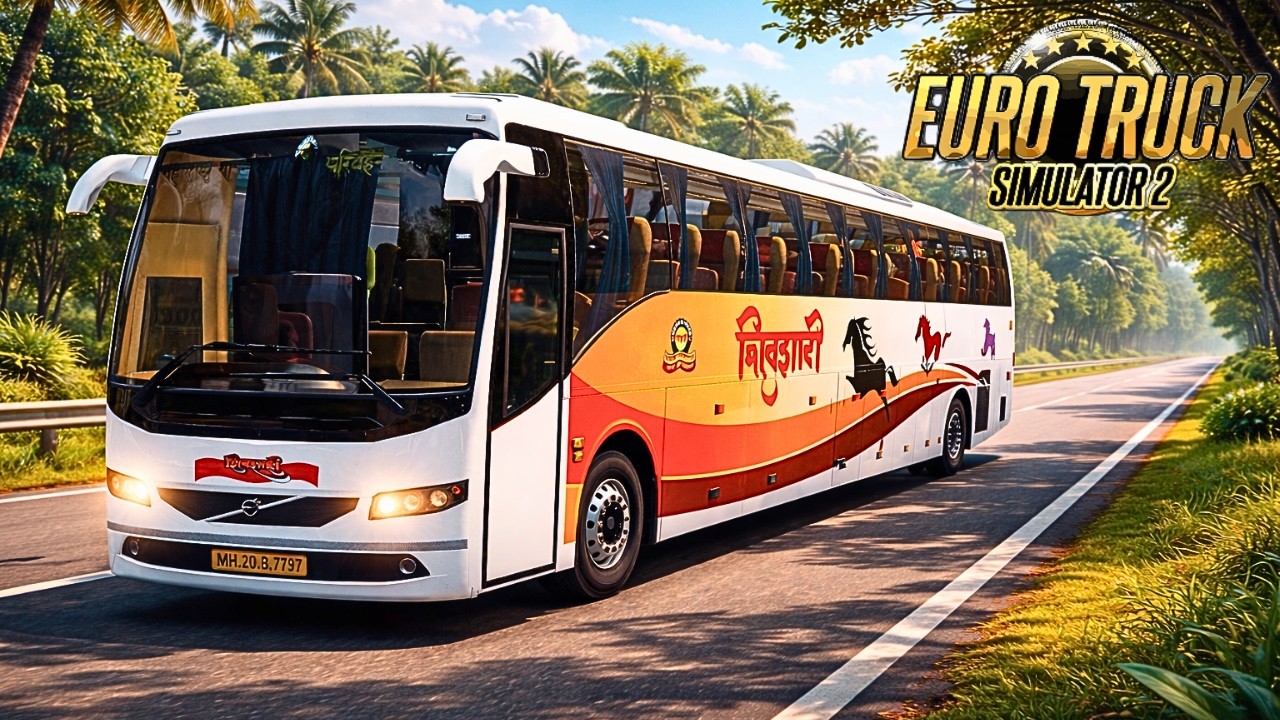 Maharashtra SHIVSHAHI Bus Driving Challenge | Euro Truck Simulator 2