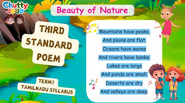 🎵 Poem song |  Beauty Of Nature  | 3rd std term 1 |Tamil Nadu syllabus