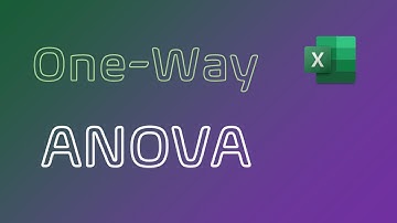 ANOVA-One Way | Single Factor | Excel Data Analysis