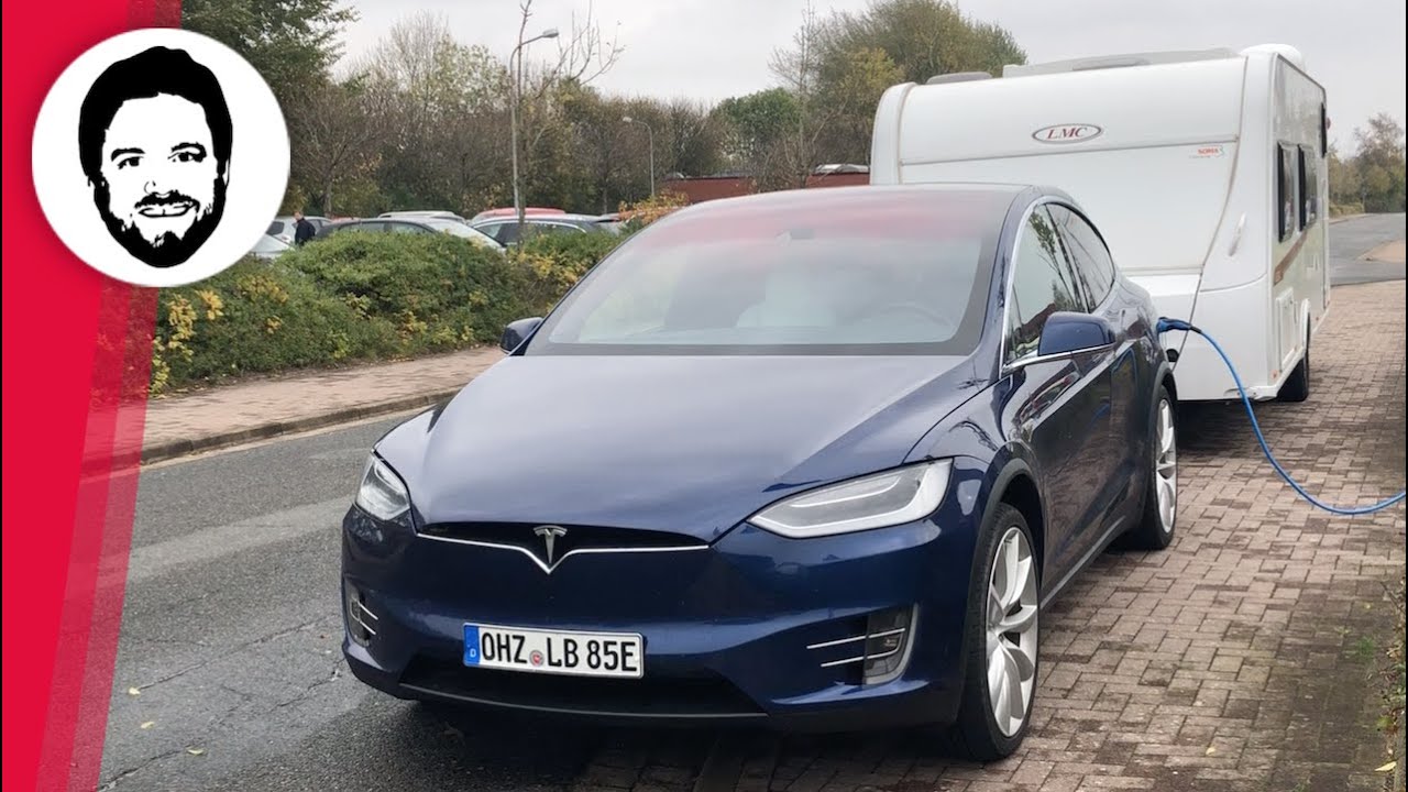 Tesla model x reichweite wohnwagen