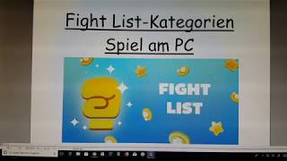 Fight List-Kategorien Spiel am PC spielen mit dem Nox App Player! – Fight List on PC screenshot 5