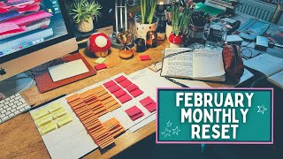 FEBRUARY MONTHLY RESET: How do I regain my productivity & focus with my writing & YouTube projects