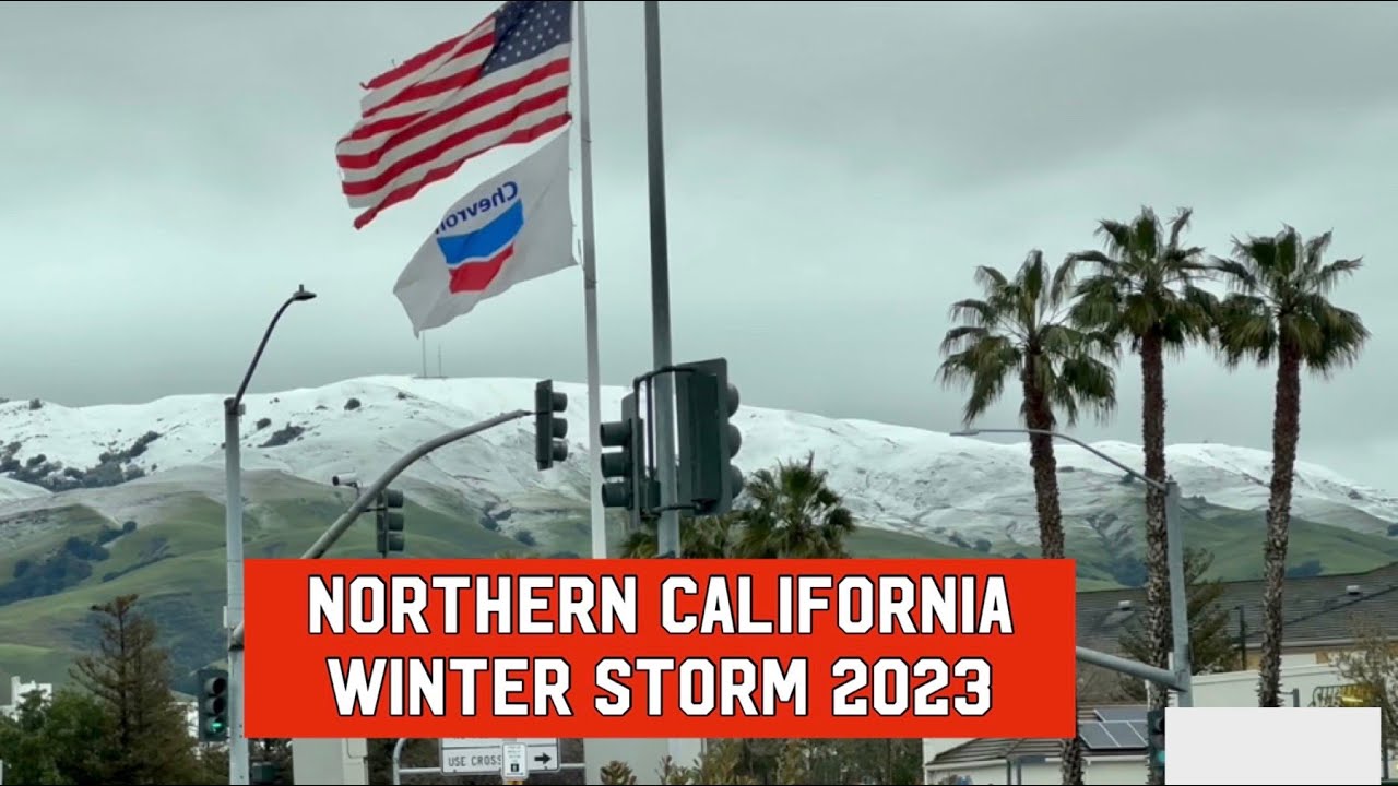 Northern California during Winter Storm 2023 - YouTube