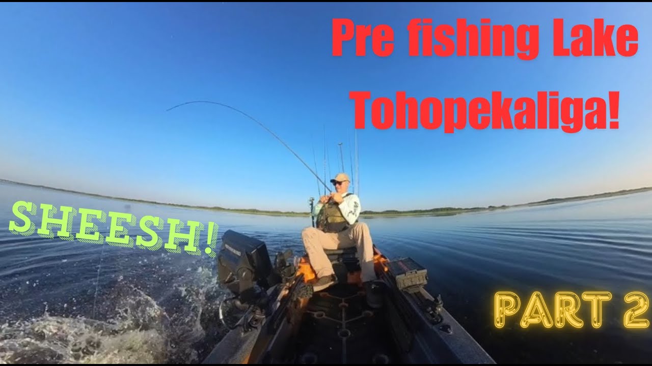 LAKE TOHOPEKALIGA PART 2 of Pre Fishing FLORIDA KAYAK BASS TRAIL