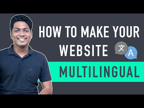 Video: How To Make A Website In Two Languages