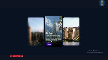 Stunning Image Card Hover Effect | using HTML & CSS.#website
