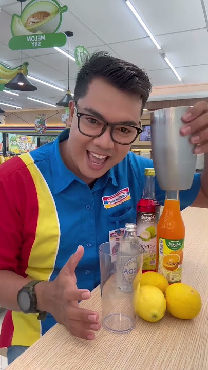 Cuma pake 3 bahan‼ Resep minuman segar buka puasa~ #shorts #bukapuasa #indomaret