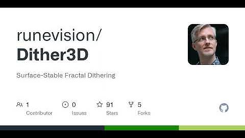 GitHub - runevision/Dither3D: Surface-Stable Fractal Dithering