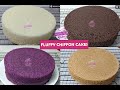FLUFFY CHIFFON CAKES