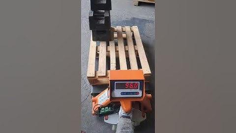 YCS Pallet jack scale - Calibration