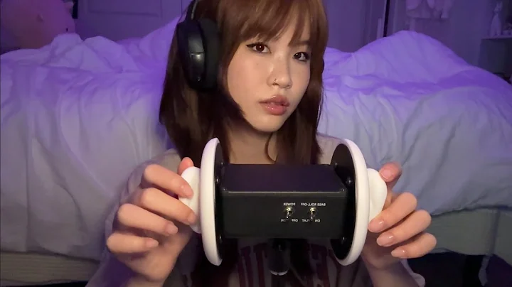 ASMR 1 HOUR of 3Dio Ear Massage , Touching , Cleaning , Blowing / with & without Gloves / NO TALKING