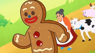 The Gingerbread Man Cartoon | English Fairy Tales And Bedtime Stories