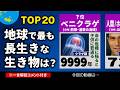 寿命が長い生物ランキング【長生きTOP20】