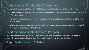 Resolving Foreign Key Issues in Your C#  Application