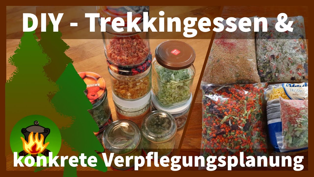 unser Trekkingessen für eine 9 Tage Tour in Norwegen - lecker, selbst gemacht und günstig