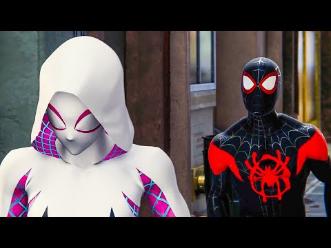 Spider Gwen Teaches Miles Morales How To Fight With Voice Youtube