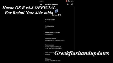 🔥Havoc OS R v4.8 OFFICIAL For Redmi Note 4/4x mido 🔥