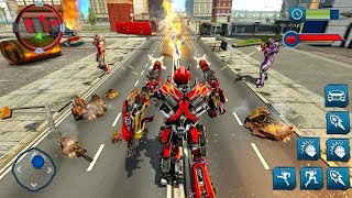 Ramp Car Robot Transforming Robot Car Android Gameplay screenshot 4