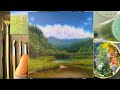 アクリル画｜風景画｜ミニキャンバスアート｜描き方【♯34】Acrylic landscape painting｜Mini canvas｜How to paint｜Easy for beginners