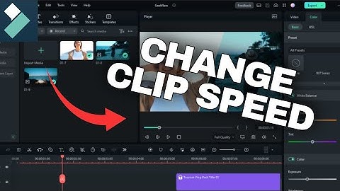 How to Change Clip Speed in Filmora 2025?