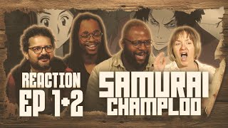 Samurai Champloo 1+2 - Tempestuous Temperaments + Redeye Reprisal - Group Reaction