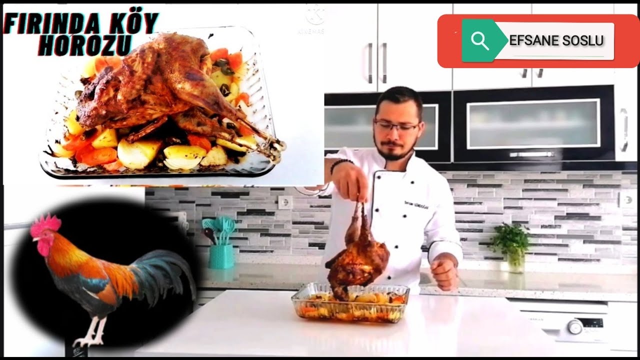 KÖY HOROZU NASIL PİŞİRİLİR 🐓- Fırında Köy Horozu Tarifi - Horoz Nasıl Pişirilir