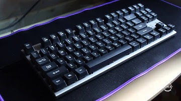 TMS Noppoo Lolita Spyder 87 Mechanical Keyboard with Brown Switch Demonstration