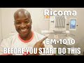 Testing My Ricoma EM-1010 for the first time