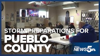 Pueblo County Public Works prepare for the upcoming snowstorm