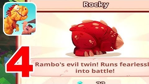 Dino Bash Dinosaurs v Cavemen Tower Defense Wars Gameplay Episode 4 Got Rocky