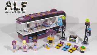 Мульт Lego Friends 41106 Pop Star Tour Bus Lego Speed Build Review