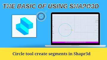Circle tool create segments in Shapr3d