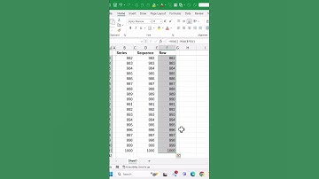 Fill 1 to 1000 serial numbers with 3 different approach in Excel #exceltips #excel #exceltutorial