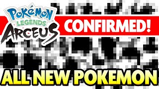 ALL NEW POKEMON LEAKED! All New Forms, Starter Evolutions and More for Pokemon Legends Arceus!