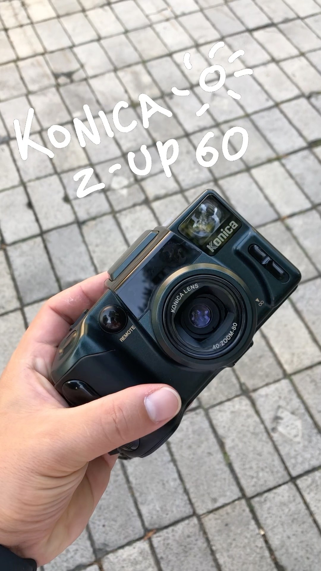 A day with FILM CAMERA KONICA Z-UP 60 📸 #shorts - YouTube