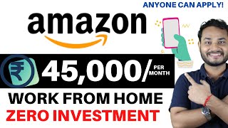 Work From Home Jobs |Amazon| Mobile Se paise Kaise kamaye| Earning apps| (Work From Home)| Hindi|